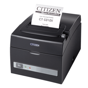 Citizen CT-S310II Dual-IF, 8 Punkte/mm (203dpi), Cutter, schwarz [cit3102susw]